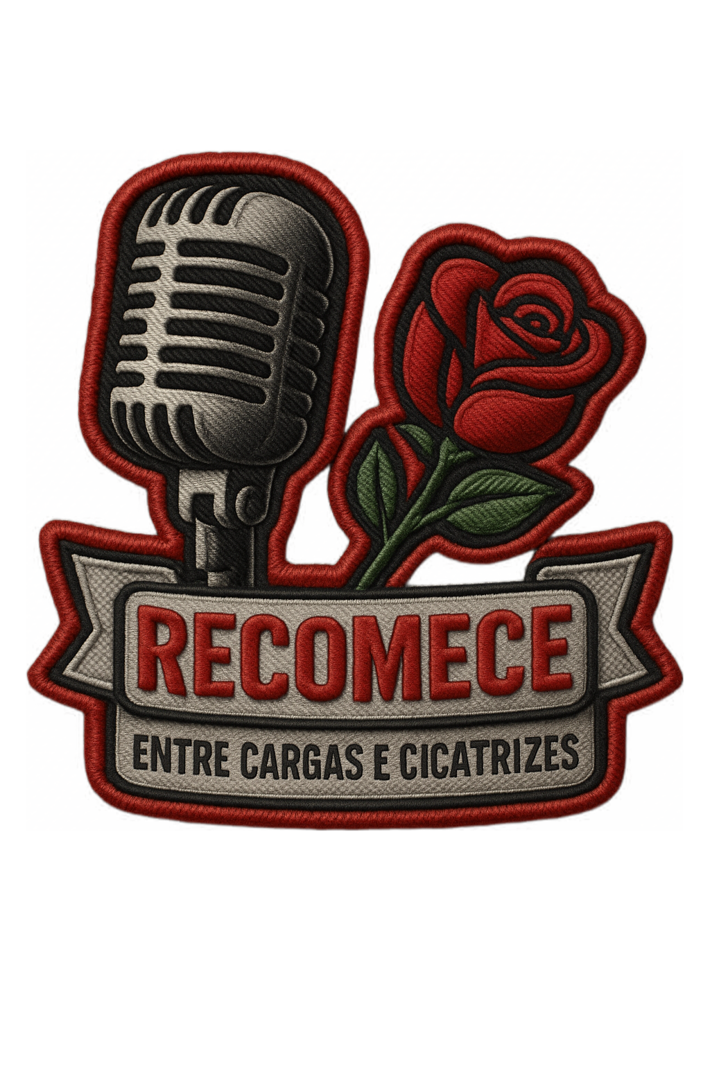 Logo Recomece – Entre Cargas e Cicatrizes